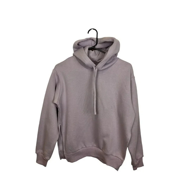 Everlane Side Slit The Oversized Fleece Hoodie Sz XXS - Picture 7 of 13